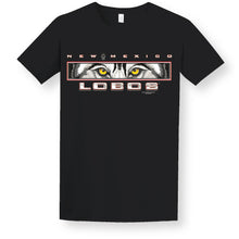 Load image into Gallery viewer, Black Lobo Eyes T-Shirt