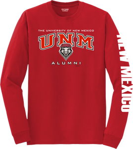 UNM Alumni Long-Sleeve Cherry T-Shirt