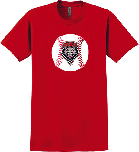 Lobo Baseball Red T-Shirt