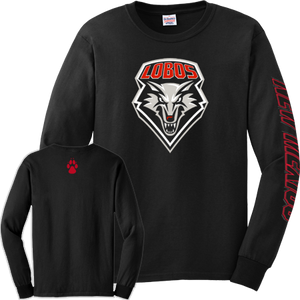 Black Lobos Shield Long Sleeve T-shirt