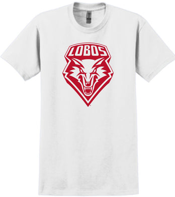 UNM White Out Red Shield T-Shirt