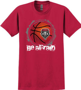 UNM Be Afraid Red Tee