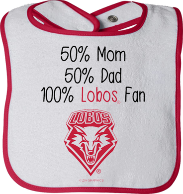 100% Lobo Fan Bib
