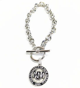 UNM classic 1889 Charm Toggle Bracelet