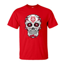 Load image into Gallery viewer, UNM Red Sugar Skull Tee