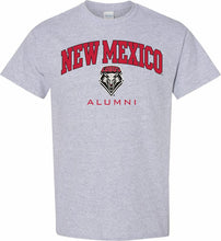 Load image into Gallery viewer, Grey UNM Alumni Arch Tee