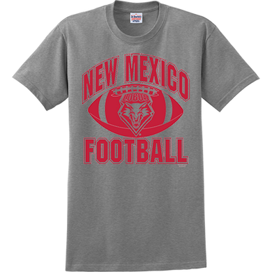 UNM Football Gray Tee