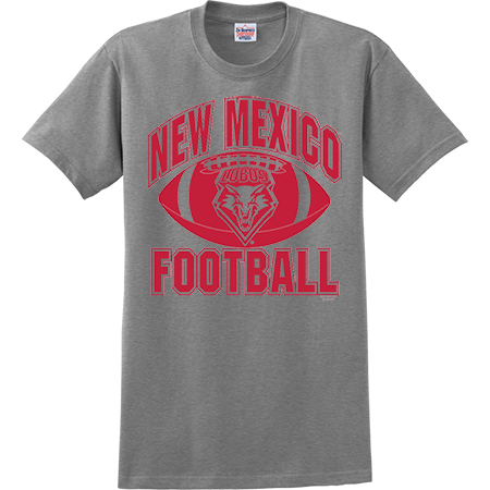 UNM Football Gray Tee