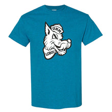 Load image into Gallery viewer, UNM Retro Lobo Turquoise Tee