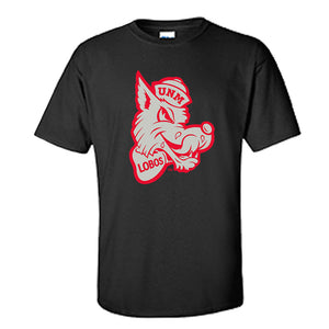 UNM Retro Louie Black T-Shirt