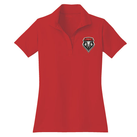 Women's Red Polo Shield Logo T-Shirt