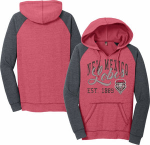 UNM Lobo Women's Raglan Hood