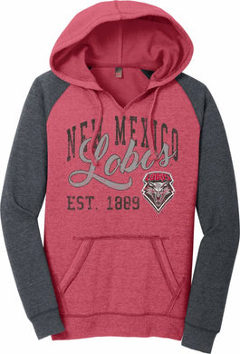 UNM Lobo Women's Raglan Hood