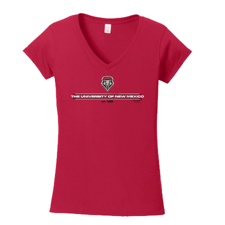 UNM Est. 1889 Ladies Red T-Shirt – UNMLobos