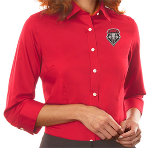 Lobos Ladies Red Twill Shirt