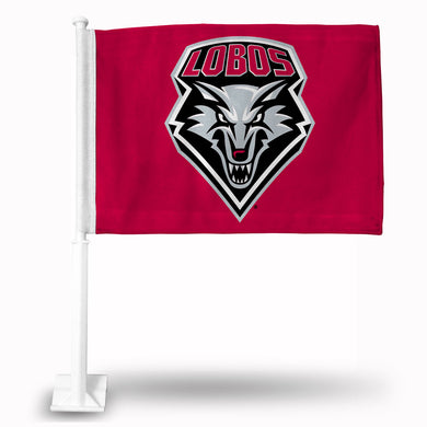 Lobos Shield Car Flag with Pole
