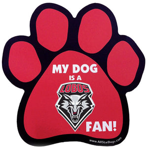 My Dog Is A Lobo Fan Magnet