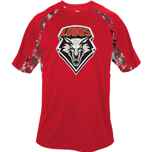 Lobos Red Digital Camo Performance Tee