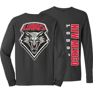 New Mexico Lobos Distressed Long Sleeve Tee