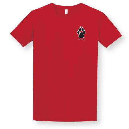 Red Lobos Paw Youth T-Shirt