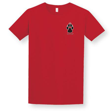 Load image into Gallery viewer, Red Lobos Paw Adult T-Shirt