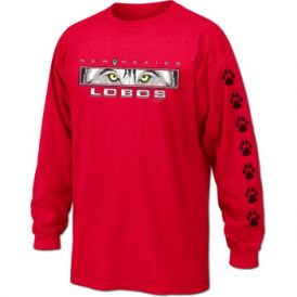 Red Lobo Eyes Long Sleeve T-Shirt