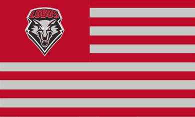 Lobo 3'X5' Striped Shield Flag