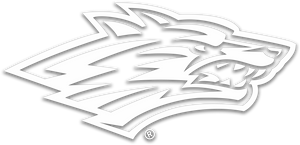 Lobo White Profile Window Decal