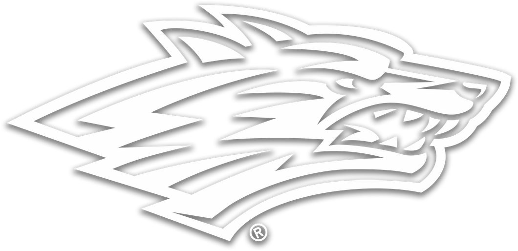 Lobo White Profile Window Decal
