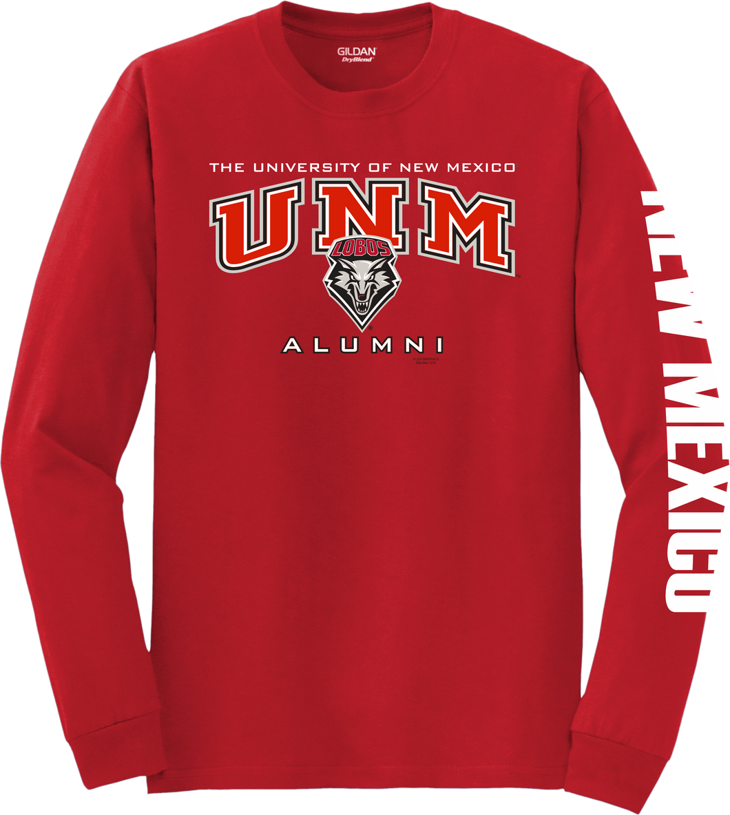 UNM Alumni Long-Sleeve Cherry T-Shirt