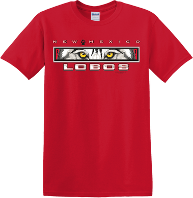 Red UNM Lobo Eyes T-Shirt