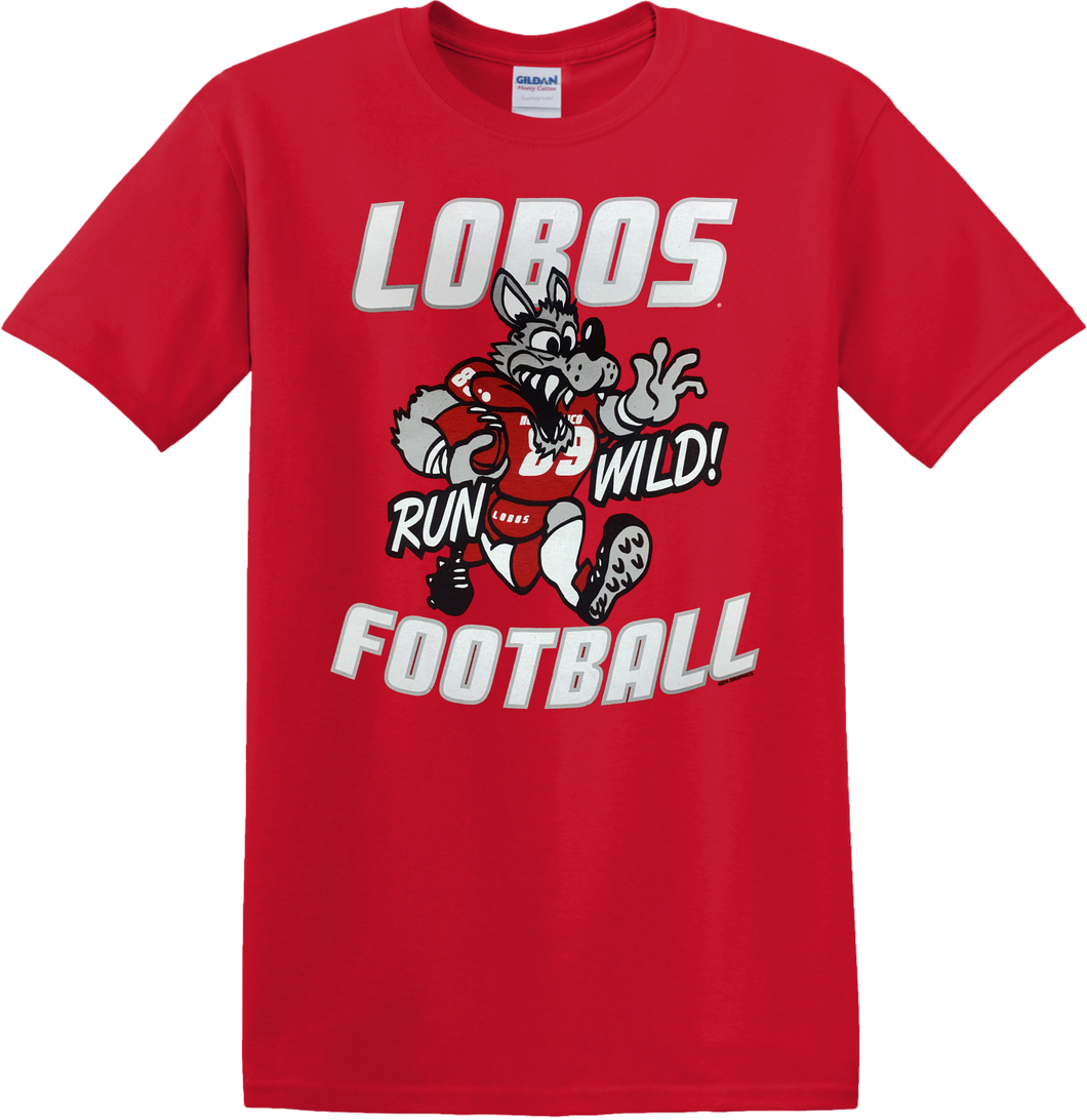 Lobos Run Wild Youth Football T-Shirt