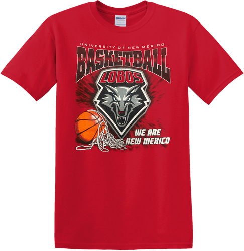 Lobos Basketball Ball & Net T-Shirt