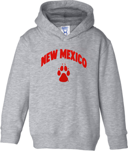 New Mexico Paw Grey Toddler Hood