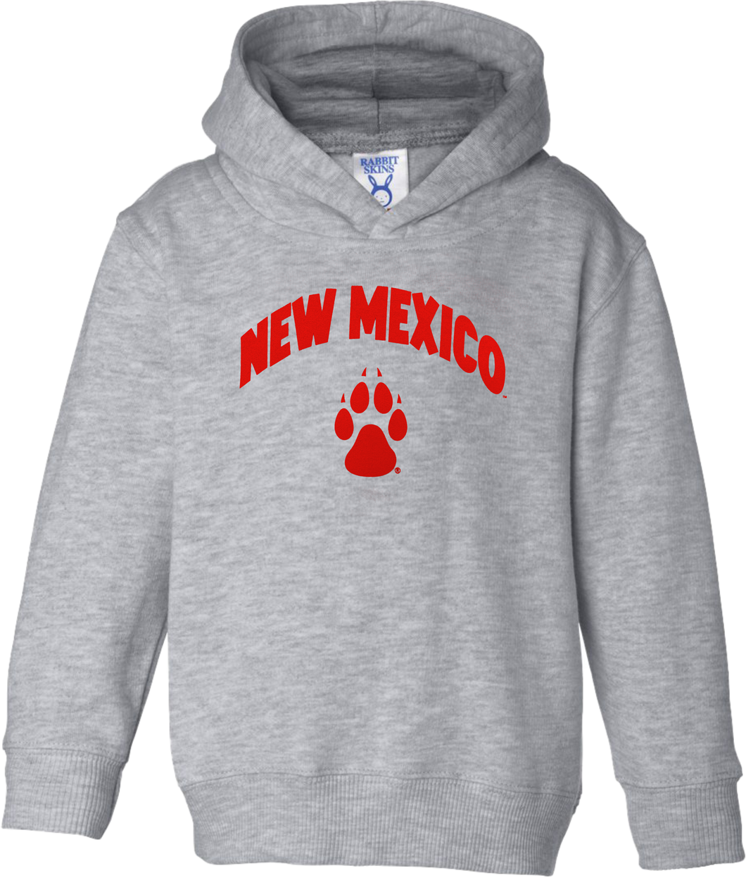 New Mexico Paw Grey Toddler Hood