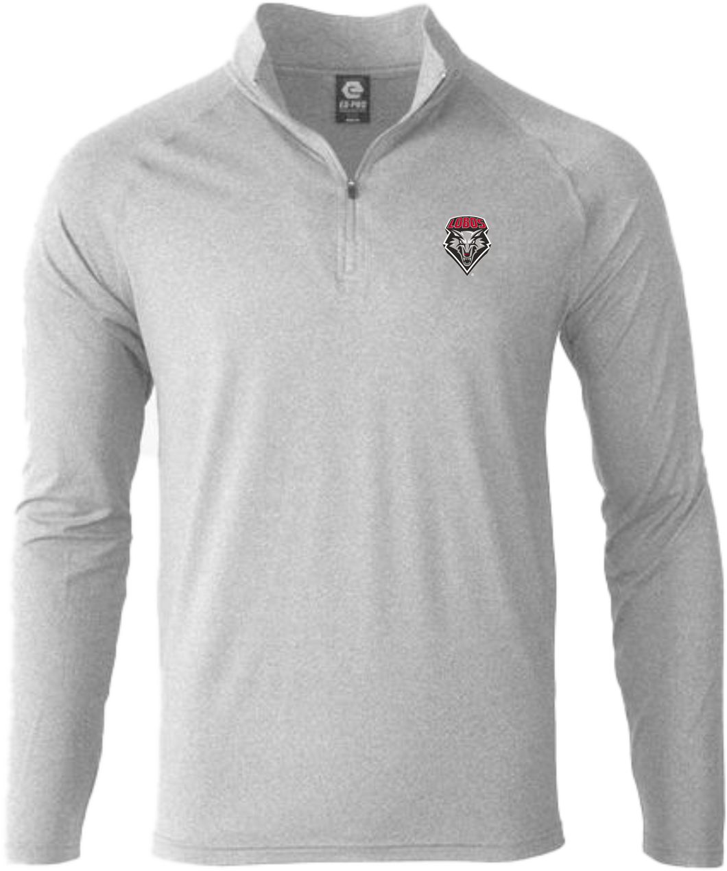 Light Grey Performance 1/4 Zip with Shield