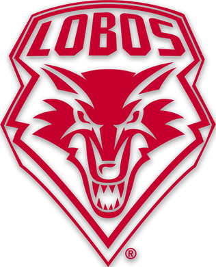 Lobos Shield Window Decal - Red