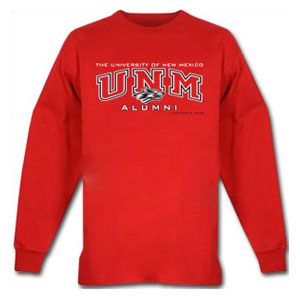 UNM Alumni Red Long Sleeve T-shirt