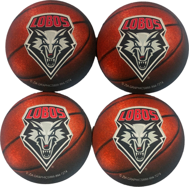Lobo Sports Sublimated Coasters (4pk): Basketball