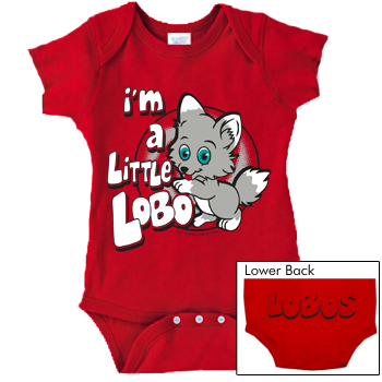 UNM Little Lobo Infant Creeper
