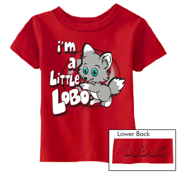 UNM Little Lobo Red Infant Tee