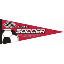 UNM Lobo  Soccer Pennant