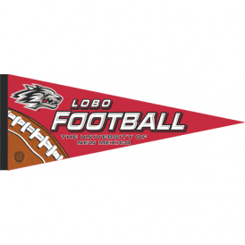 UNM Lobos Football Pennant