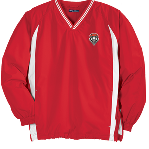 UNM Shield Red Wind Shirt